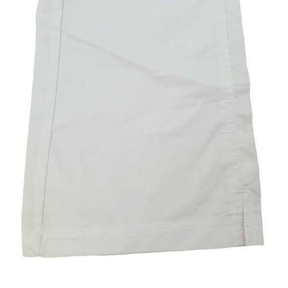 WoderWink Scrub Pants Flare Leg Elastic Waist Lightweight White Womens Size XS - Picture 9 of 10